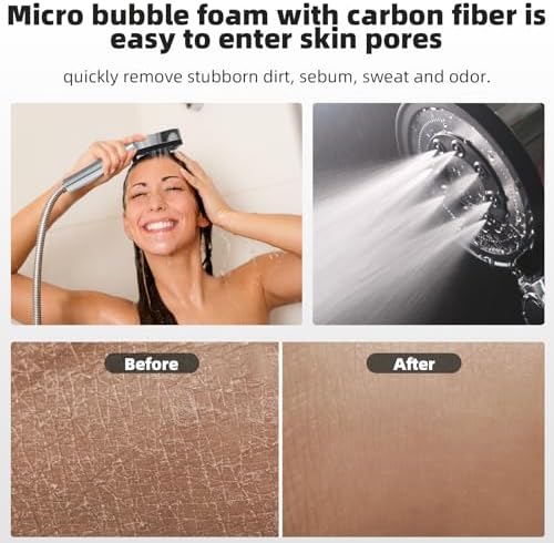 Carbon Filters High Pressure Shower Head Handheld for Hard Water - Image 3
