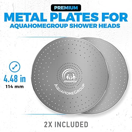 AquaHomeGroup Shower Head Spray Plates, 2-Pack, Restores Water Flow - Image 4