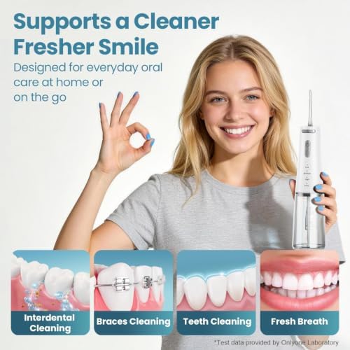 Onlyone Water Flosser with Adjustable Water Pressure for Daily Oral Care - Image 4