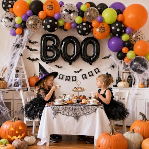 Halloween Balloon Arch Kit with BOO Foil Balloons for Halloween Party Decor - Image 5