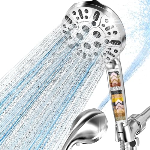 9 Settings Filtered Shower Head with Handheld by Followus