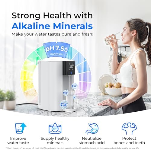 Waterdrop C1SL Mineral Reverse Osmosis System Countertop, Room-Temp Water - Image 4
