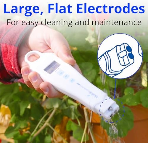 Bluelab PENCON Conductivity Pen and Digital TDS Meter, Water Tester for Temperature and Nutrient (CF, EC, PPM 500, PPM 700), TDS Testing Kit for Hydroponic System and Indoor Plant Grow - Image 5