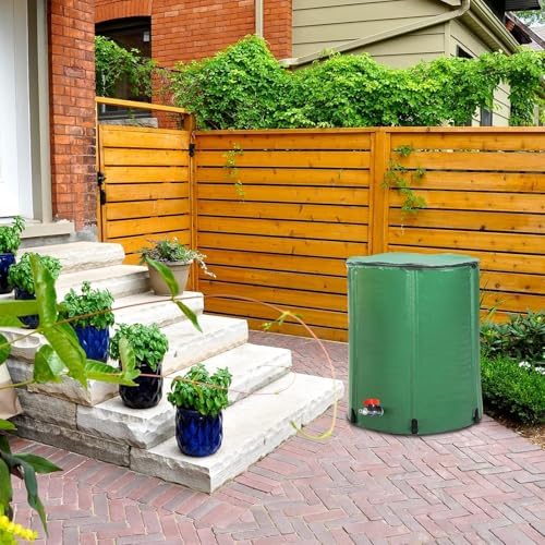 Portable Rainwater Harvesting System Water Storage Tank with Filter Rain Barrel Ideal for Garden/Outdoor/Lawn Use(Green,100L) - Image 7