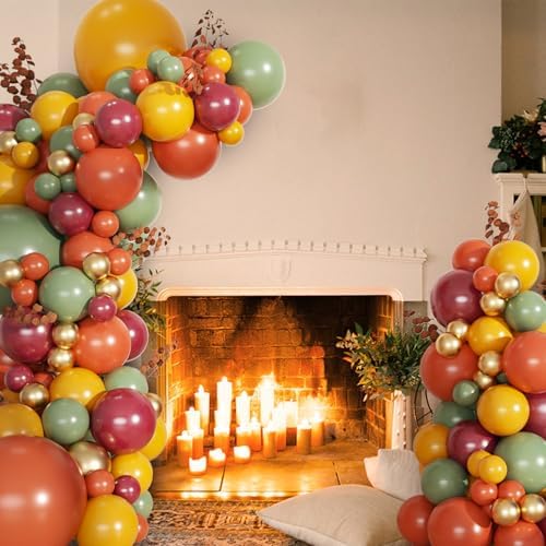 Fall Balloon Arch Kit for Autumn Baby Shower Decorations - Image 2