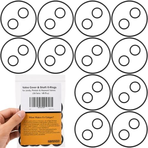 16 Sets 48 Pcs O Ring Kit for Jandy NeverLube/Pentair Valves by NBRINGO