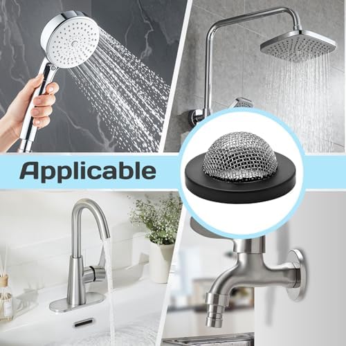 Garden Hose Screen Filter 20Pcs Rubber Hose Gasket With Stainless Steel Filter Mesh Suitable For 3/4" Connector and 5/8" Washing Machine Connector - Image 7