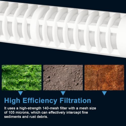 2" 140 Mesh Spin Down Filter Replacement Rusco Vu-Flow - Image 5