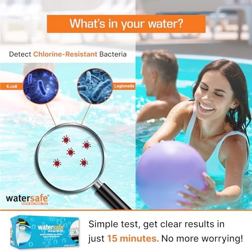 Pool and Spa Rapid Bacteria Test by Watersafe, Detects Down to 1 Bacteria/μL, including E. coli, Salmonella and More, Pack of 10 - Image 3