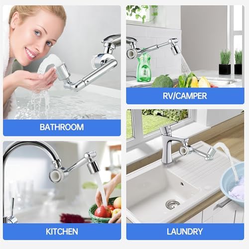 YYKBZ 8 Pcs Faucet Water Filter Replacement Cartridges – PP Cotton Sink Filters, Remove Chlorine, Fluoride, Heavy Metals, Improves Taste, Fits Most Faucet Extenders, for Kitchen & Bathroom - Image 3