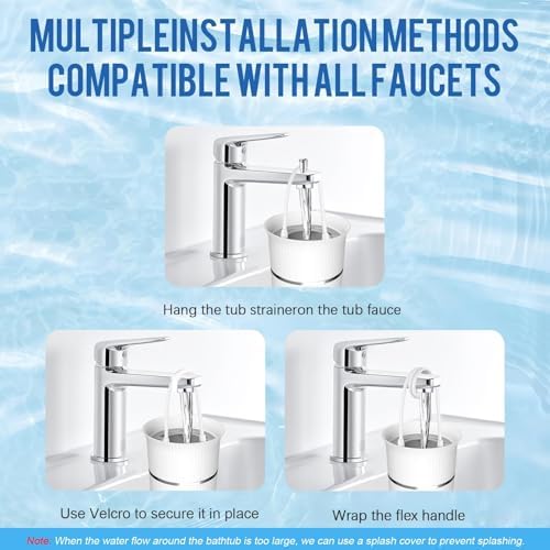Bath Filter for Tub Faucet,BPA-Free,Eliminates Chlorine and Impurities 10 Stage Bathtub Filter,Soften Hard Water,Balance pH Vitamin C Bath Water Filter,Bathtub 3000Gal Water Filter-Easy Install - Image 7