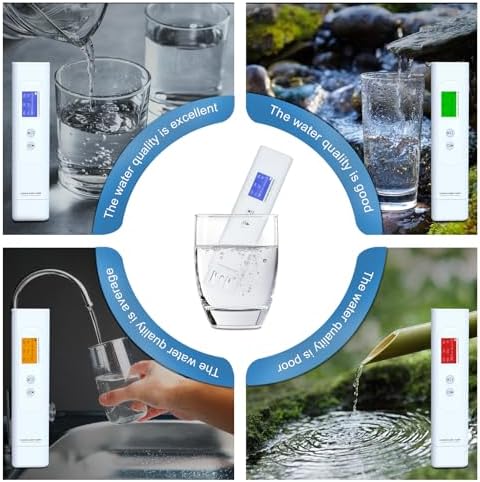 Water Tester, TDS Tester 6 in 1 Professional Digital Water Quality, COD/TOC/TDS/UV275/EC/Temp for Drinking, Tap, Well, Swimming Pool,Hydroponics, Aquarium, RO/DI System - Image 4