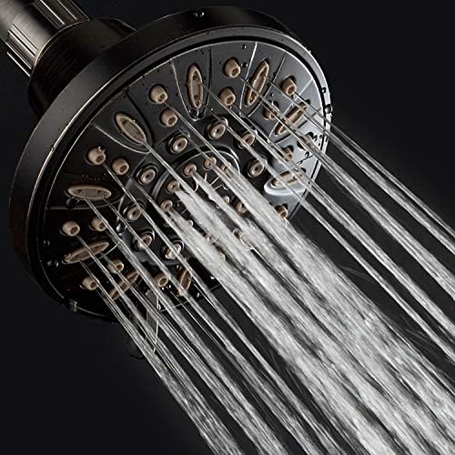 AquaDance for California - Oil Rubbed Bronze High Pressure 6-Setting 4" Shower Head – Angle Adjustable, Anti-Clog Showerhead Jets, Tool Free Install-USA Standard Certified-Top U.S. Brand – 1.8 GPM - Image 2