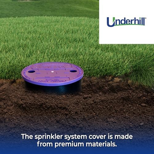 Underhill Sprinkler Valve Round Box Lid, VersaLid 10 Inch Universal, Cover for Automatic Irrigation System, Purple, VL-10P-4, 4 Pack - Image 5