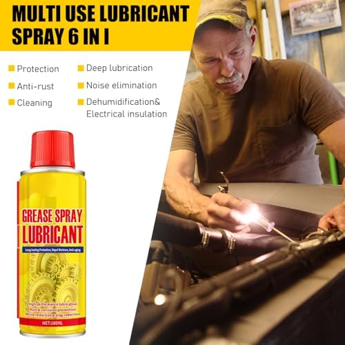 Anti Rust Remover Lubricant Spray,Rust Remover for Metal,Multi-Purpose Penetrating Oil for Protect & Restore,Fast-Acting Lubricant Rust Dissolver for Vehicles, Tools, Chains, Bolts and Hinges - Image 5