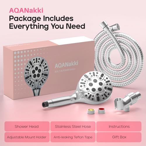9 Settings Filtered Shower Head with Handheld - Image 5