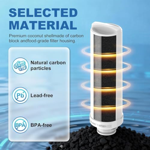 Alkaline Water Ionizer Machine, 3 Replacement Water Filters, 11 Titanium Plates, PH 3.5-10.5 for Alkaline & Acidic Water, Self-Cleaning, Up to - 600mV ORP, 10000 Liters Per Filter, for Home Use - Image 5