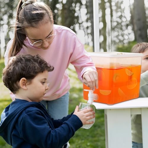 Domensi 1 Pack Drink Dispenser for Fridge with Spigot, 2 Gallon - Image 2