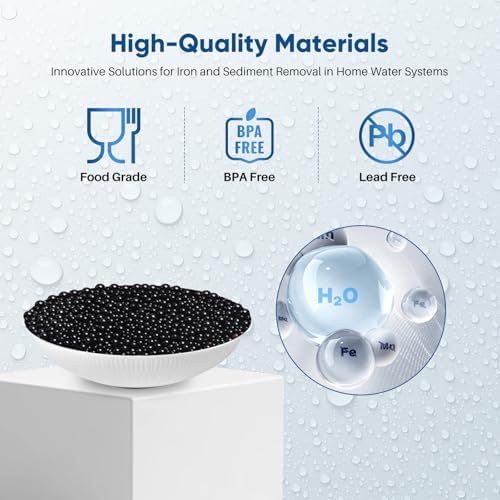 PUREPLUS 10" x 4.5" Whole House Iron Reducing Sediment Water Filter,4PACK - Image 3