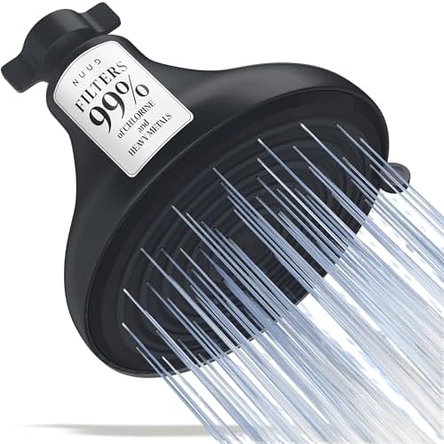 NUUD Filtered Shower Head | Removes Chlorine for Healthier Hair & Skin by NUUD