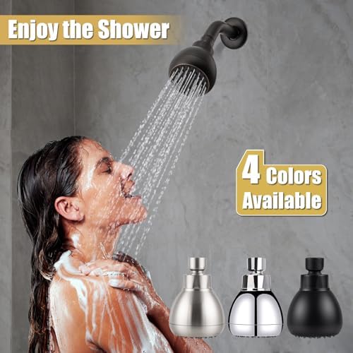 AISOSO Fixed Shower Head High Pressure 3 Inch Showerhead Oil Rubbed Bronze - Image 7