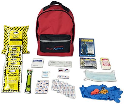 Ready America 72 Hour Emergency Kit, 1-Person, 3-Day Backpack, Includes First Aid Kit & Potable Aqua Water Purification Tablets, Portable and Effective Water Purification Solution for Camping - Image 2