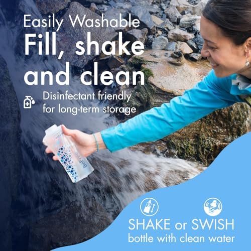 Katadyn BeFree 1L Lightweight Collapsible Water Filter Bottle for Outdoors - Image 4