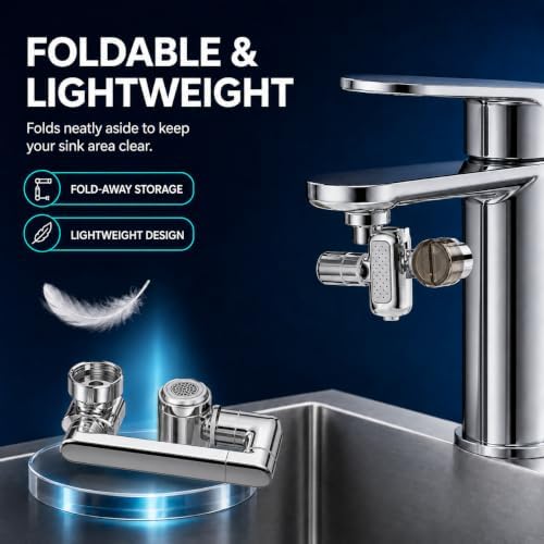 1080° Rotating Faucet Extender, 4 Spray Modes with Filter - Image 6