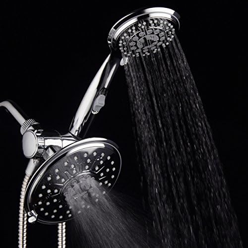 High Pressure 30-mode Dual 6" Rainfall Handheld Shower Head Combo - Image 4