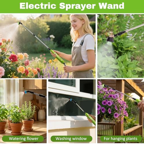 Battery Powered Sprayer Wand 29" Electric Sprayer with 16ft Hose - Image 3