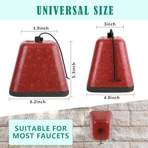 2 Pack Outdoor Faucet Covers for Winter, Heavy Duty Faucet Spigot Covers - Image 2