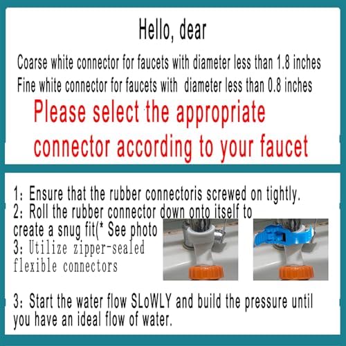 Faucet Hoses:Quick Connection,Sink Hose,Dog Bathing Shower - Image 5