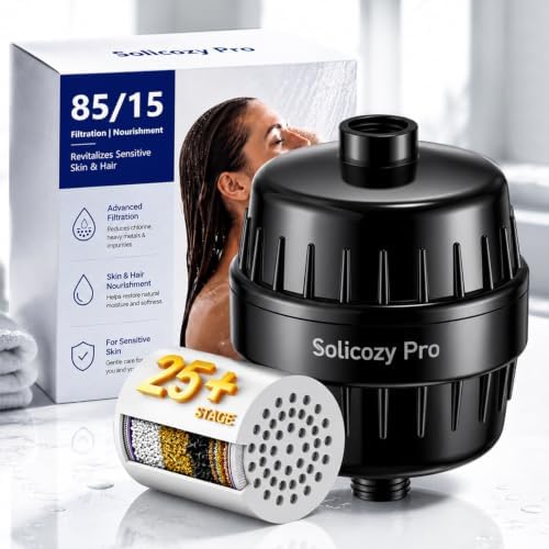 Shower Filter for Hard Water & Shower Water Softener, Sensitive Skin & Hair by Unknown