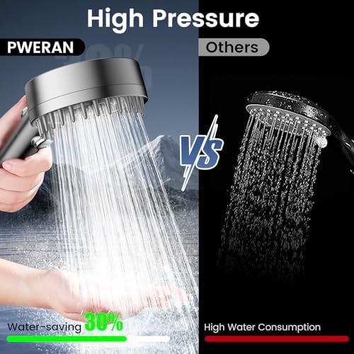 Filtered Shower Head with Handheld, High Pressure Showerhead with Filters - Image 2