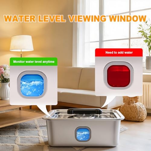15L Dog Water Fountain Stainless Steel Automatic Dispenser with Filter - Image 6