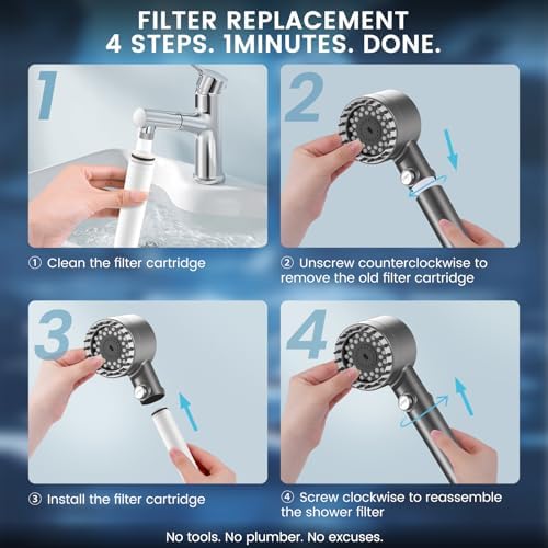 Shower Filter Compatible with FEELSO Shower Head Filter Replacement - Image 7