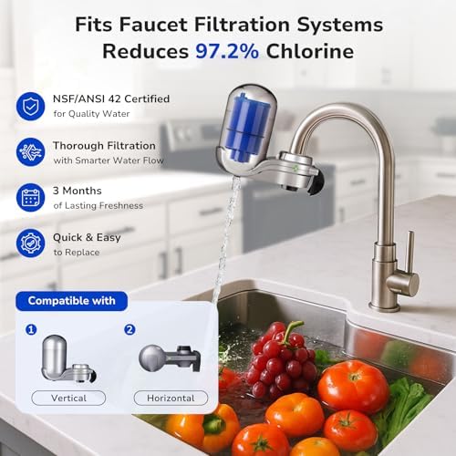 Fil-Fresh 4-Pack PURWater Filter Replacement for RF-9999 PURPLUS Faucet Water Filtration System, NSF Certified, Replace Mineral Core Faucet Mount Water Filter - Image 3