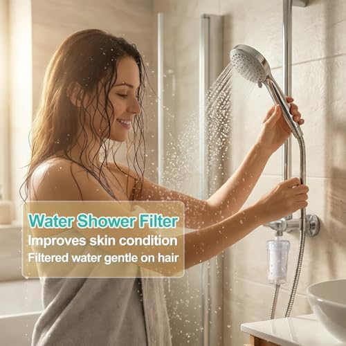 1 micron Carbon Shower Filter, Visible Water Filter for Washing machine, shower head filter, 99% Removal of Chlorine, Fluoride, Heavy metal, Rust, Sediment, Odor & Scale, Improves Skin Condition - Image 4