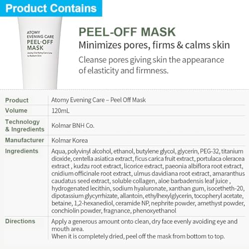 GASHINA STORY Ato-my Evening Care 4 set - Evening Care Foam Cleanser + Deep Cleanser + Peeling Gel + Peel-Off Mask - Image 6