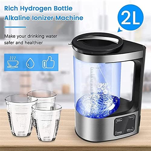 Hydrogen Water Generator, Hydrogen Water Kettle, Hydrogen Water Bottle Generator with SPE and PEM Technology, US Membrane Make Hydrogen Content up to 2000 PPB - Image 4