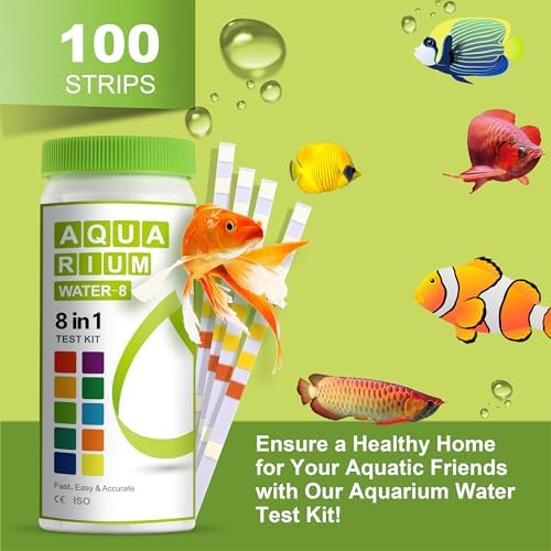 AAwipes Aquarium Ammonia Test Strips 8-in-1 |100 Strips | Quick & Accurate Water Testing for Freshwater & Saltwater Tanks -Test pH, Sodium Chloride, Alkalinity, Hardness, Chlorine etc. (K02-100) - Image 6