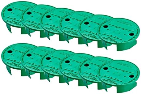 Underhill Sprinkler Valve Round Box Lid, VersaLid 6 Inch to 7 Inch Universal Cover for Automatic Irrigation System, Green, VL-6-24, 24 Pack by Underhill