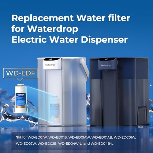 Waterdrop EDF Water Filter Replacement for Waterdrop ED01/ED02/ED04, 2 Pack - Image 2