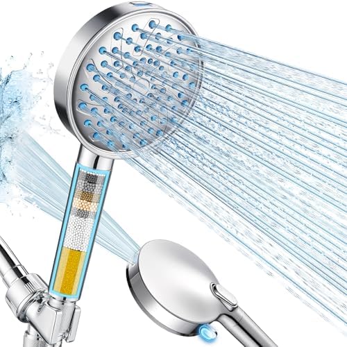 Cobbe Filtered Shower Head with Handheld, Water Softener for Hard Water by Cobbe