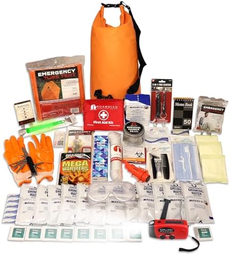 1 Person 72 Hr Comfort Survival Kit - Emergency Go Bag, Food, Water, Tools by GuardianSurvivalGear
