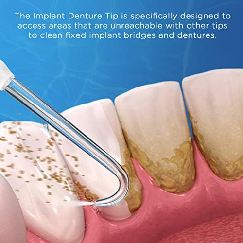 Replacement Tips for Waterpik Water Flosser (6 Implant Denture Tips) - Image 3