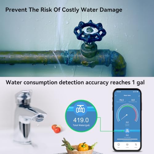 Ai Smart Water Valve, Automatic Water Leak Detector & Shutoff, 3/4" - Image 5