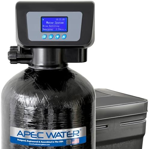 APEC Water SOFTENER-HE-30-FG, 30K Grains, Treats 1-3 Bathrooms by APECWaterSystems