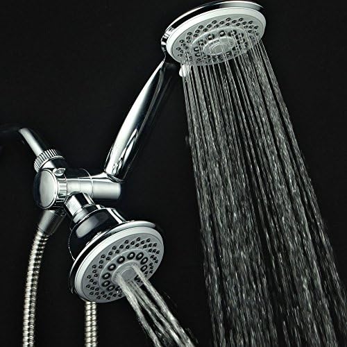 AquaStorm by HotelSpa 30-Setting SpiralFlo 3-Way HIGH PRESSURE Luxury Shower Head/Handheld Showerhead Combo. California Model with Removable 1.8 GPM Flow Regulator, Economy Mode, Chrome Finish - Image 4