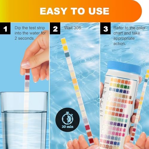AAwipes Drinking Water Test Strips 17 in 1 50 Strips + 2 Bacteria Tester Kits, Complete Water Testing Kits for Home, Well, Tap Water, City Water, Flood Water Testing Strips (K03-50) - Image 4